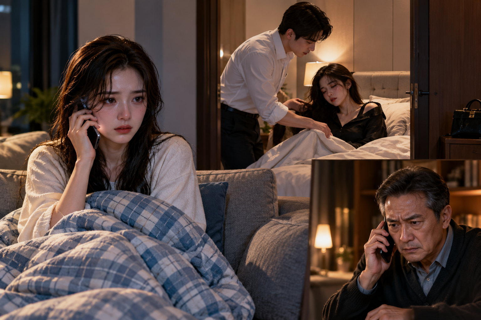 Chồng Nhường Giường Cưới Cho Nữ Thư Ký, Tôi Gọi Bố Chồng Lúc Nửa Đêm